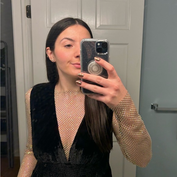 Free People sequin long sleeve - Picture 4 of 4